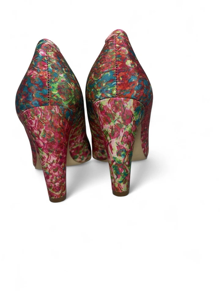 "Bombas Anne Klein Akhollyn Bright Multi 3"" talla 6 Boho Festival ligeramente usadas" Foto 4 de 4