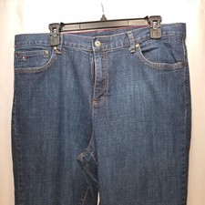 Tommy Hilfiger Women's Classic Denim Jeans Size 16 Regular Fit 5 Pocket