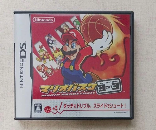 Mario Hoops 3 on 3 Nintendo DS Japanese Basketball Games NDS Used