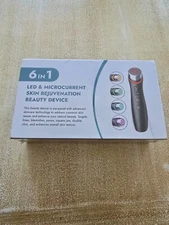 6-in-1 LED Real Glass Glow Device Looking Glass Skin with Enhanced Absorption