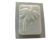 QTY 2 - DECORATIVE PALM TREE SOAP MOLD 4576 Moldcreations