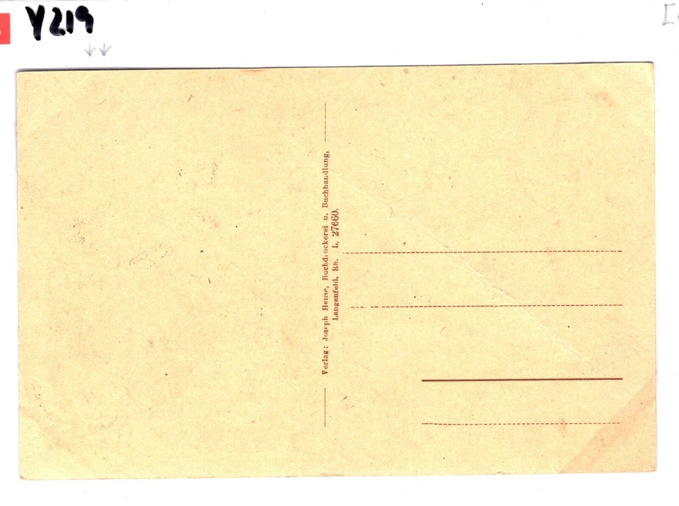 NEW ZEALAND WW1 Card *APO/R2* NZ Division in GERMANY Langenfeld PPC 1919 Y219 - Image 4 of 4