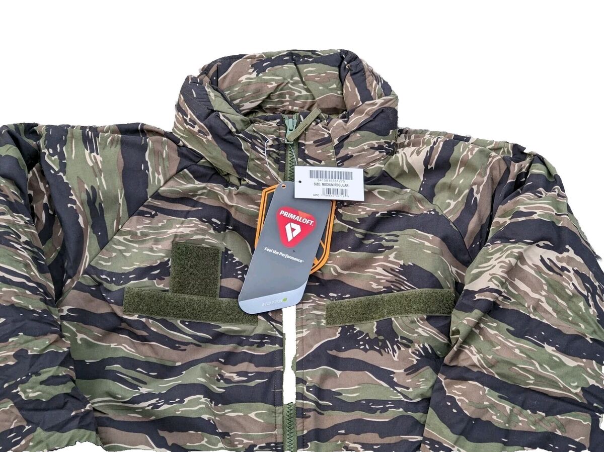 US Army Cold Weather Parka Primaloft Jacket ECWCS Tiger US Army Cold Weather Parka Primaloft Jacket ECWCS Tiger