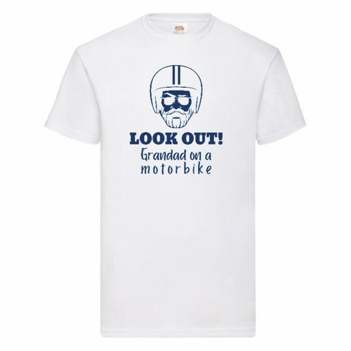 Look Out Grandad On A Motorbike T-Shirt Small-2XL - Picture 5 of 28