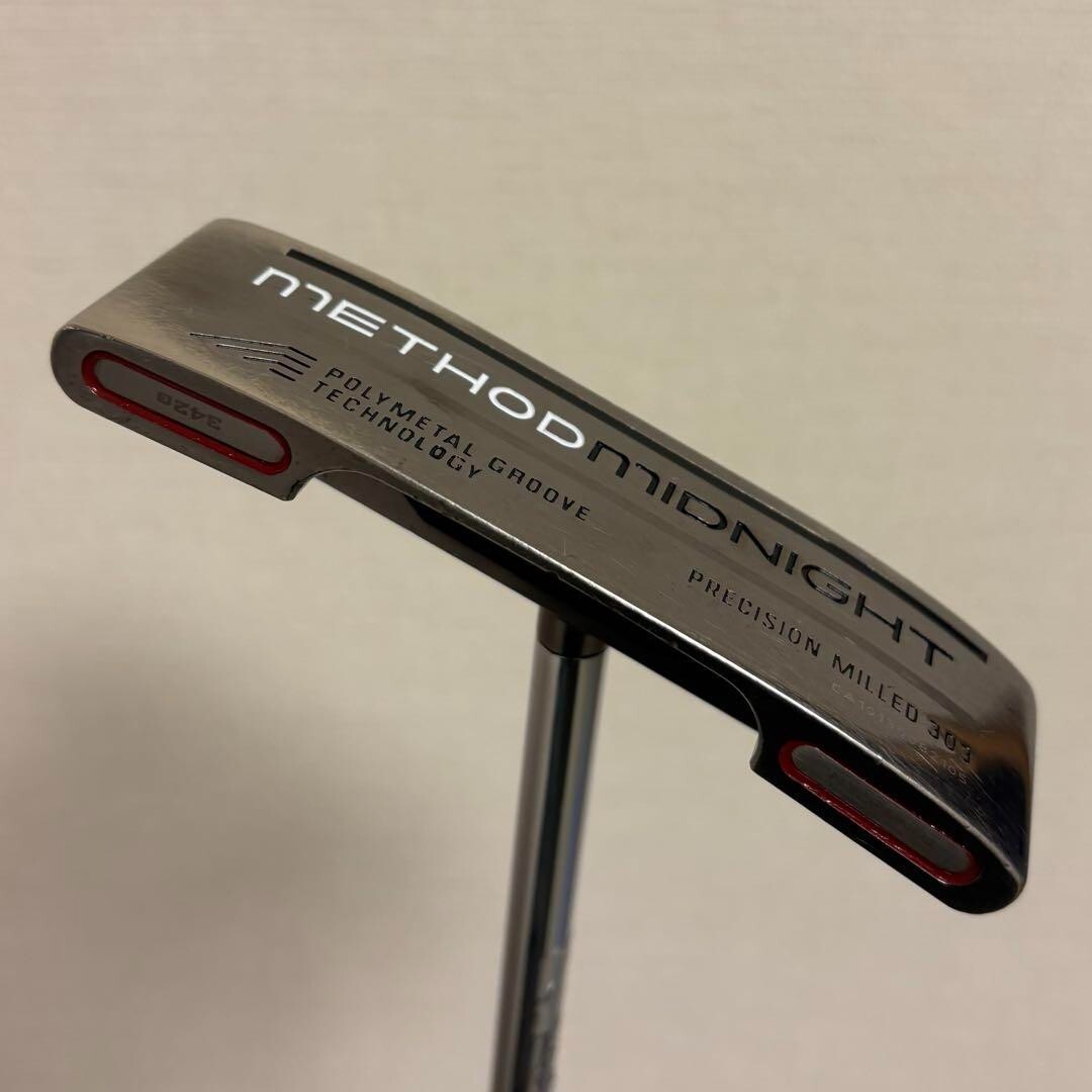 ナイキ METHOD MIDNIGHT センターシャフトパター 007 レア NIKE GOLF METHOD MIDNIGHT 007 CS 34in Putter RH No Head