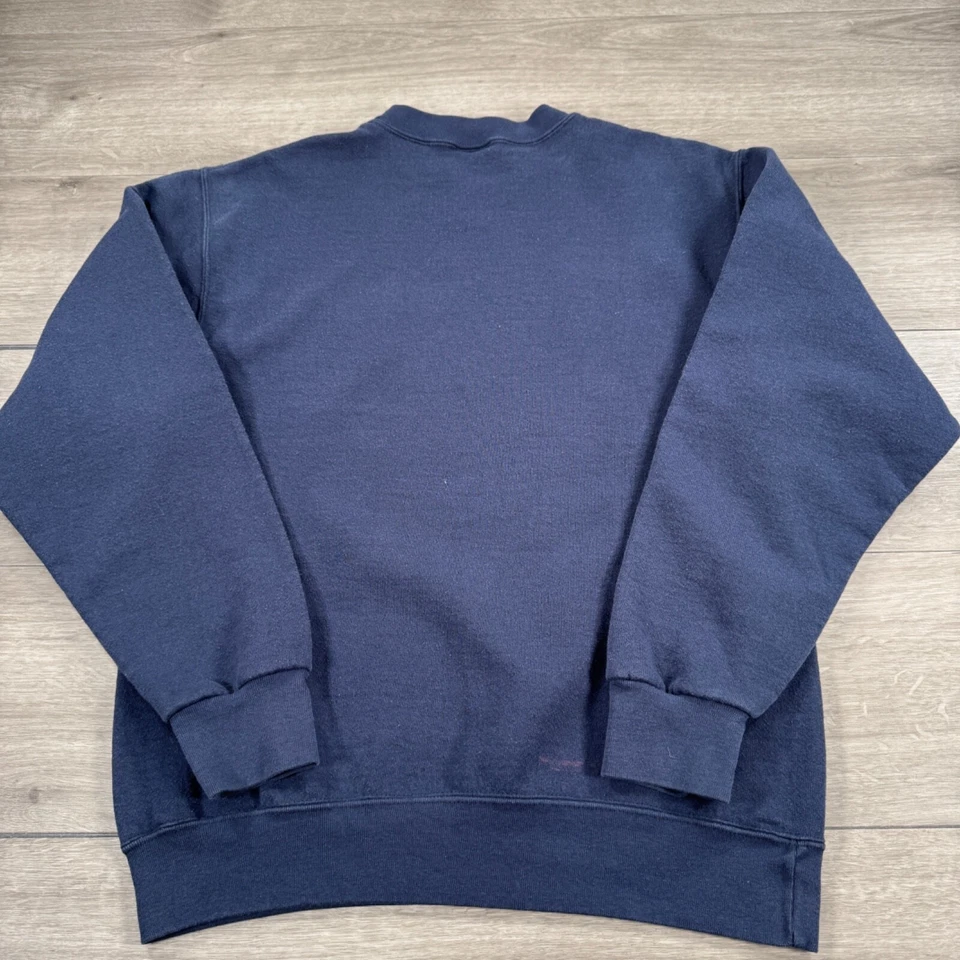 Moletom vintage feminino gola redonda University Of Virginia Cavaliers desbotado anos 90 - Imagem 2 de 4