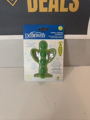 NEW Dr. Browns Peapod Teether + Training Toothbrush