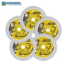 1/2/3/5pcs 3inch Diamond Saw Blades X-Mesh Cutting Wheel Discs Ceramic Brick
