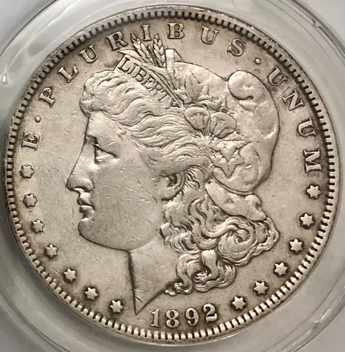 1892-P Morgan Silver Dollar ANACS AU50 Details
