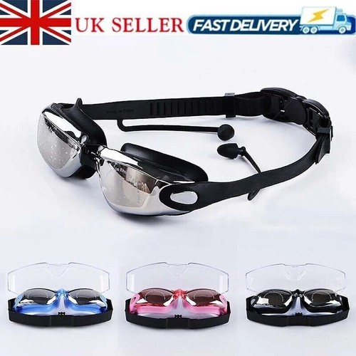 Nearsighted Swimming Goggles Optical Myopia Diopter Prescription UV Swim Glasses - Picture 2 of 6