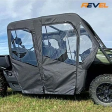 Falcon Ridge Full Soft Door Kit for 2017-2021 Can Am Defender Max, 4 Seat Models