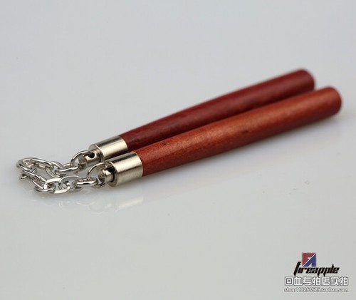 1:6 ZYTOY modèle nunchuck chinois en bois Kongfu pour accessoires de scène figurine 12'' - Photo 1 sur 9