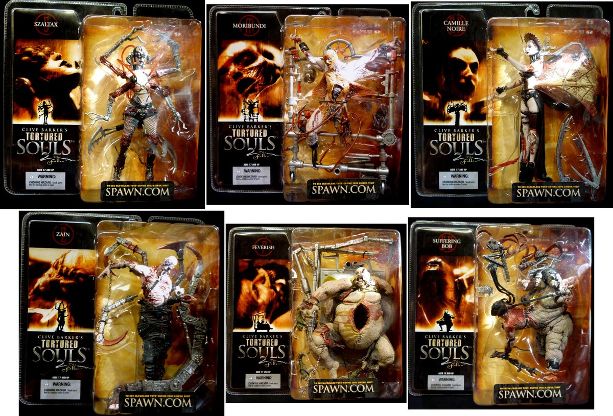 Tortured Souls Series 2 Action Figure Set of 6 Clive Barker Tortured Souls Series 2 Action Figure Set of 6 Clive Barker
