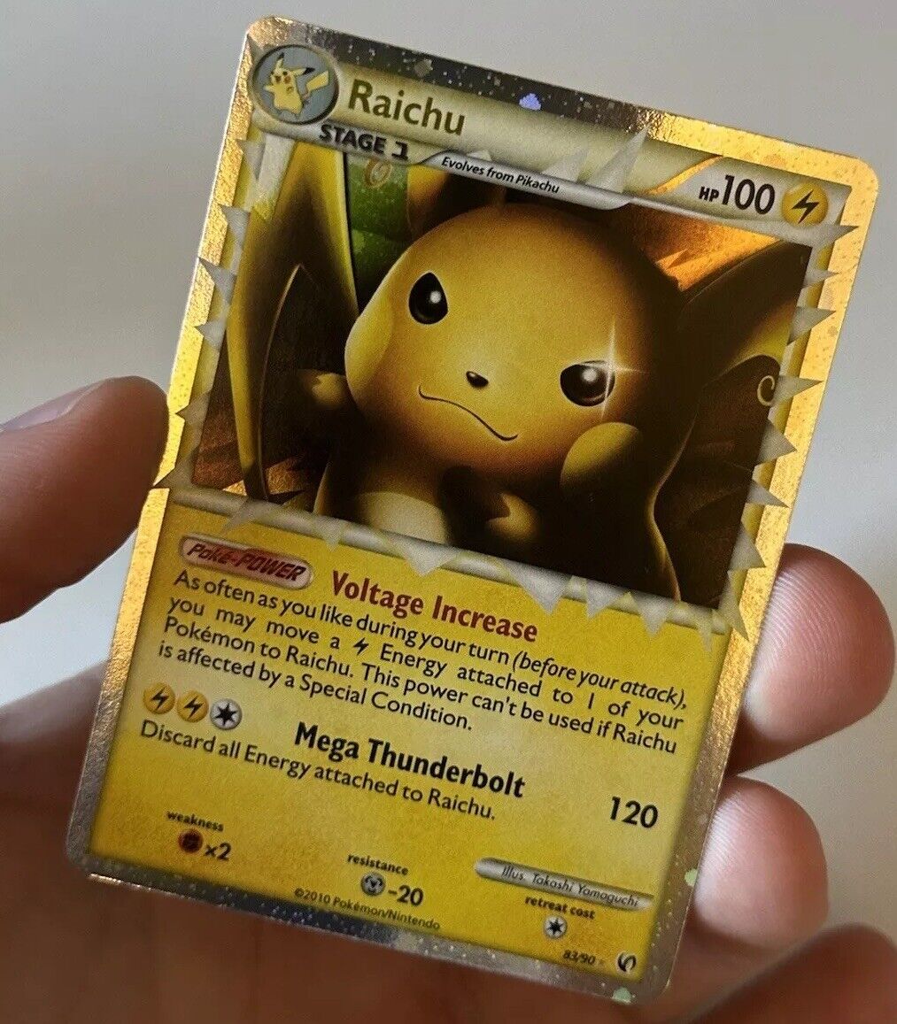 Pokémon TCG Raichu Prime HS-Undaunted 83/90 Holo Rare Prime