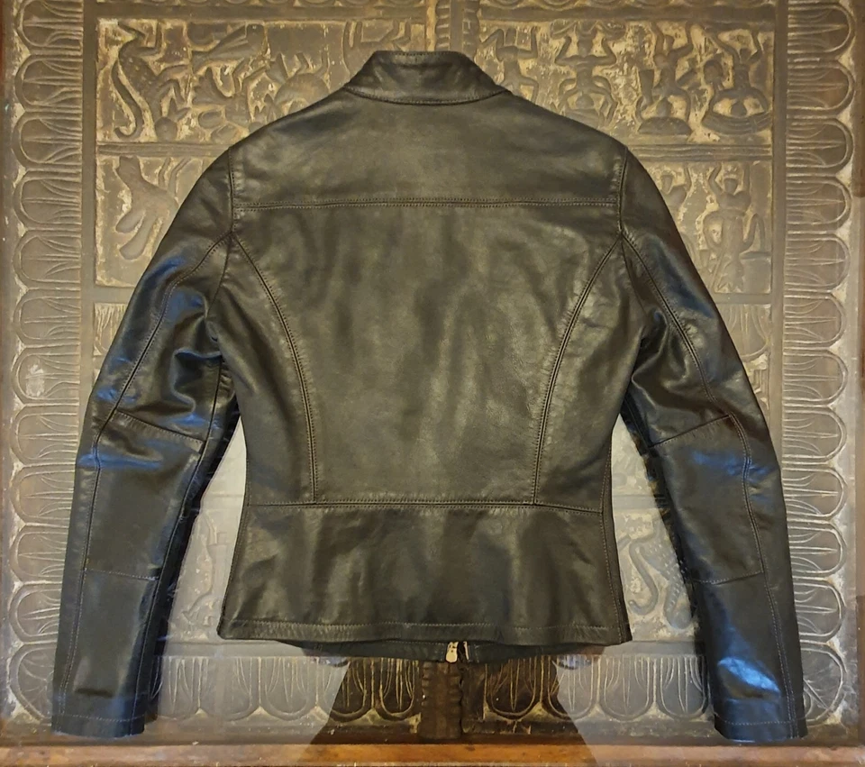 Ladies Matchless BlacK Leather Jacket 38 - Image 4 of 4
