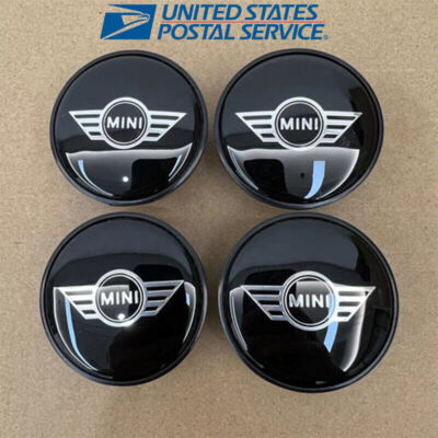OEM Original MINI Logo Centre Caps Wheel Hub 4 x Setalloy Badge 54mm