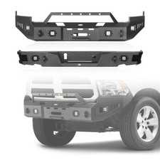 Fit 2009-2012 Dodge Ram 1500 Steel Front Rear Bumper Wwinch Plate Led Light Fit 2009-2012 Dodge Ram 1500 Steel Front Rear Bumper Wwinch Plate Led Light