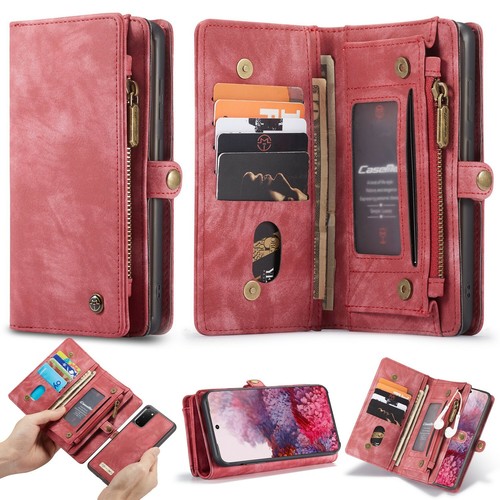 For Samsung S25 S24 S23 S22 S21 Zipper Wallet Detachable Leather Magnetic Case - Picture 38 of 46