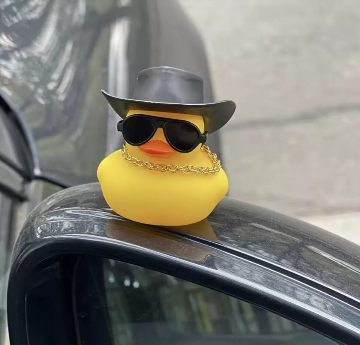 Rubber Yellow Duck, Hat Duck, Glasses Duck, Necklace Duck, Life