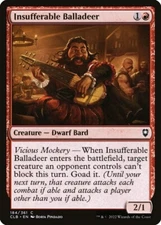 (x4) Insufferable Balladeer 184/361 Play Set Common Foil Baldur's Gate MTG NM