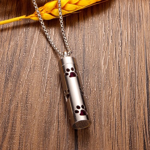 Stainless Steel Hollow Bar Air Freshener Perfume Oil Diffuser Locket Necklace - Picture 13 of 48