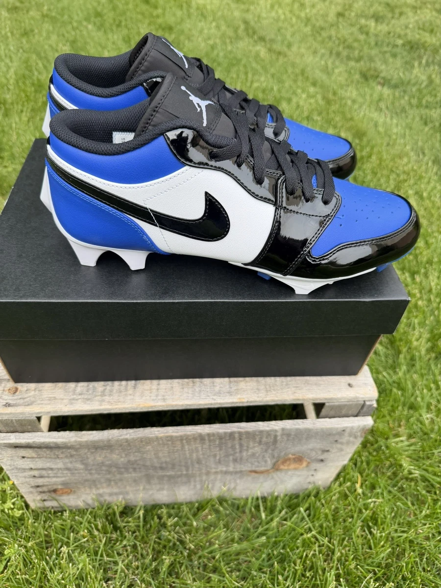 Jordan 1 TD Cleat Low White Black Royal for Sale | Authenticity