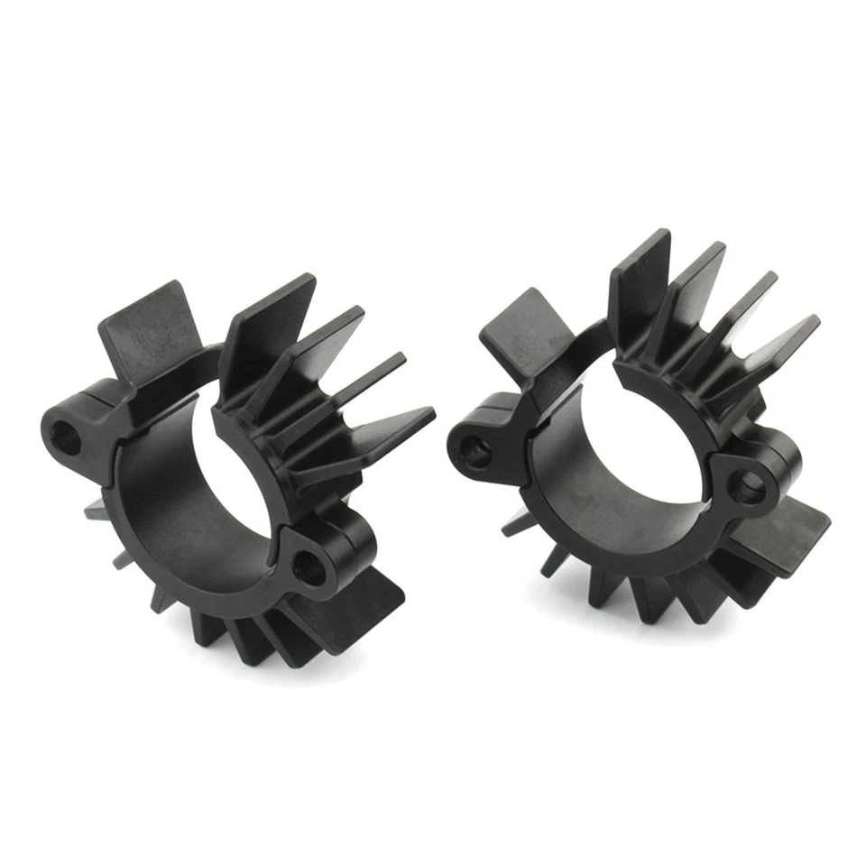 Kühlrippenklemmen Auspuffkopf-Kühlkörper für Street Twin Scrambler Bobber Schwar - Image 4 of 4