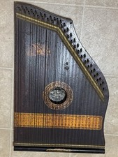 Antique Imperial Mandolin Guitar Zither-Rev. Reuben Olson Pat. 1894,Orig Box