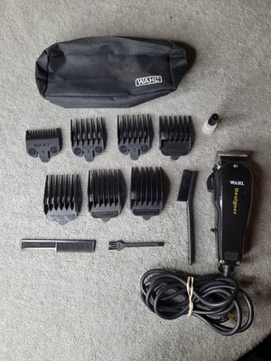 Wahl Designer Hair Clippers Electric Model DS305G w/ 7 Attachments + Tested