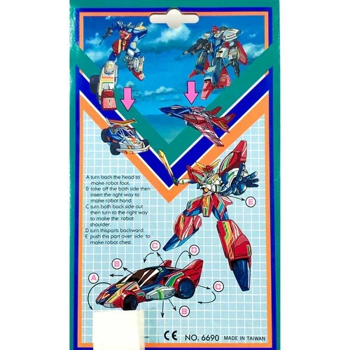 Vintage Ex-Caeser Cosmic Police Change Robot Transformers - Image 4 of 4