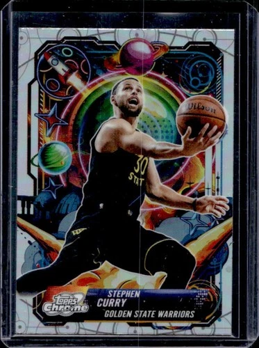 2025 Topps Cosmic Chrome Stephen Curry Refractor (RAW)