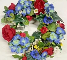 Artificial Wreath Plastic Flower Arrangement Door Decor