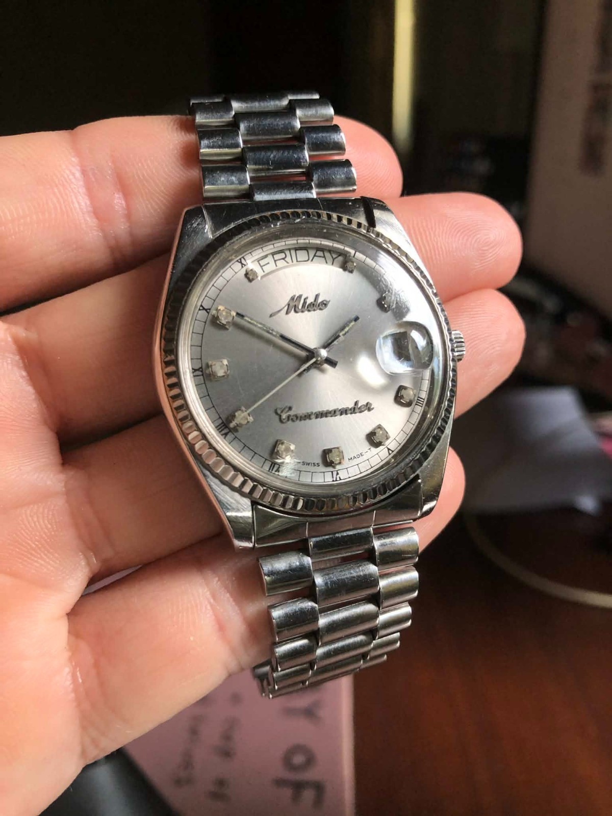 VINTAGE MIDO COMMANDER MODEL 8259 AUTOMATIC 25 JE… - image 2