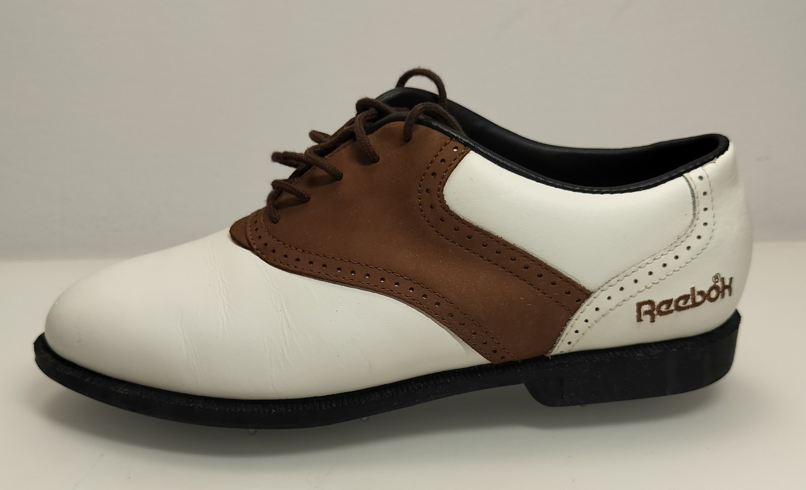 Reebok Leather Golf Shoes RA501WSI Womens Size USA 8 Pre-owned  thumbnail 12