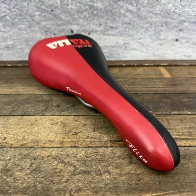 Vintage Selle Italia Flite Saddle Seat Red Black Titanium