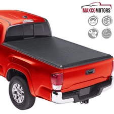 Tonneau Cover Fits 2016-2023 Toyota Tacoma Double/Access Cab 6' Bed Soft Roll Up