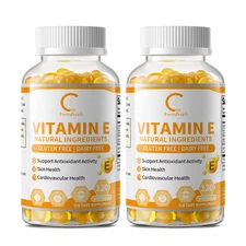 Vitamin E Oil Softgels 1000 IU 670mg Antioxidant for Immune & Skin Health