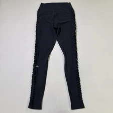 Alo Yoga Reform Leggings Black Women's Small S Full Length Gym Run Yoga Stretch