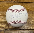 CLAYTON KERSHAW SIGNED OML BASEBALL W/ 2014 NL CY & MVP INSCRIPTION STEINER RARE