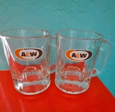 Vintage A&W Mini Rootbeer Float Mug Set