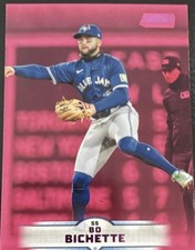 2024 Topps Stadium Club Bo Bichette #231 Pink Parallel Toronto Blue Jays MLB