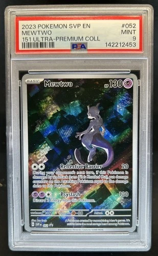 2023 Pokemon SV Black Star Promos Mewtwo #052 PSA 9
