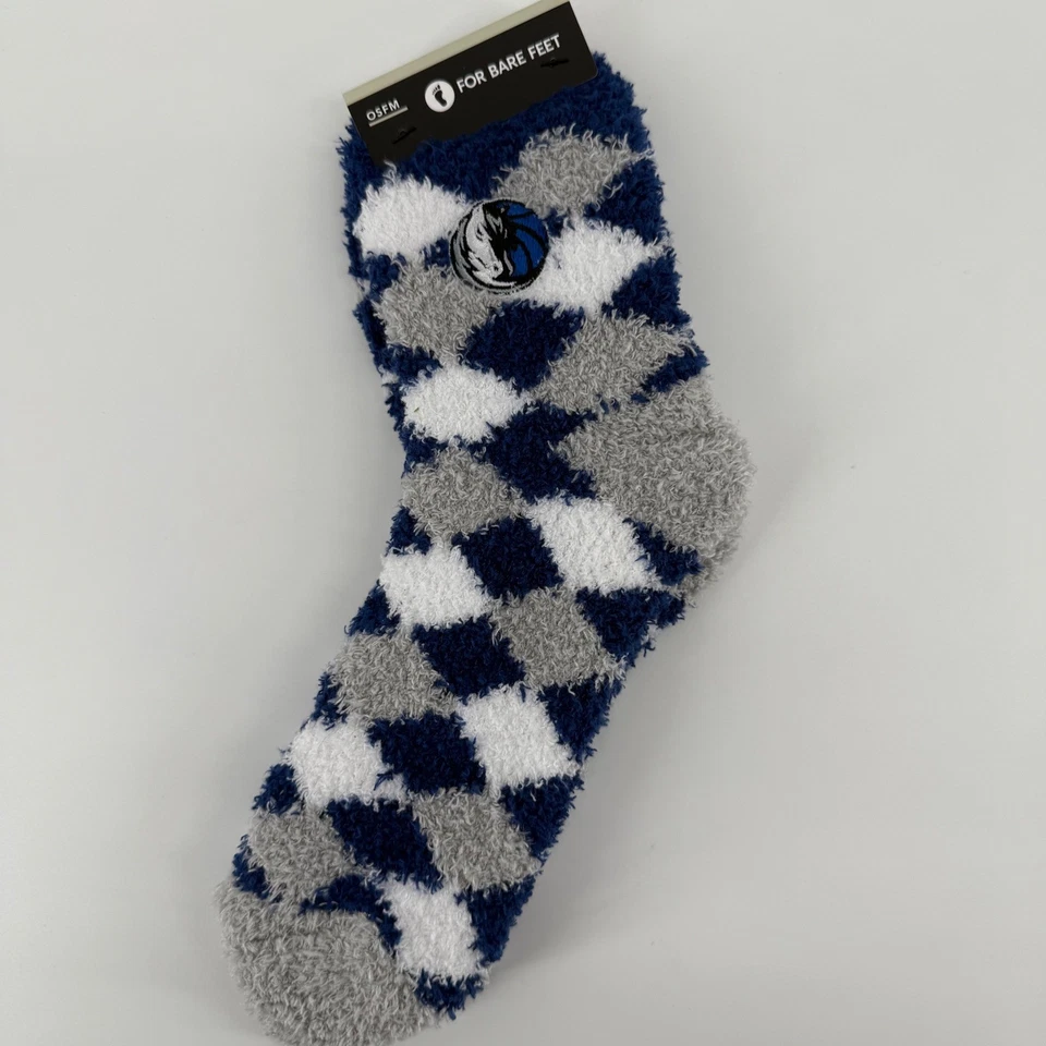 Calcetines acogedores difusos para pies desnudos Dallas Mavericks OSFM Argyle Foto 2 de 4