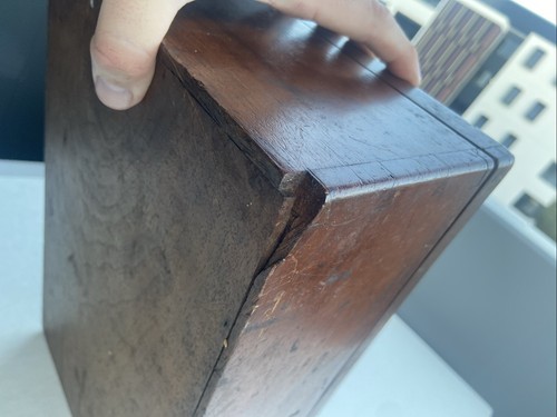 Large Antique Wooden Box - Picture 6 of 15
