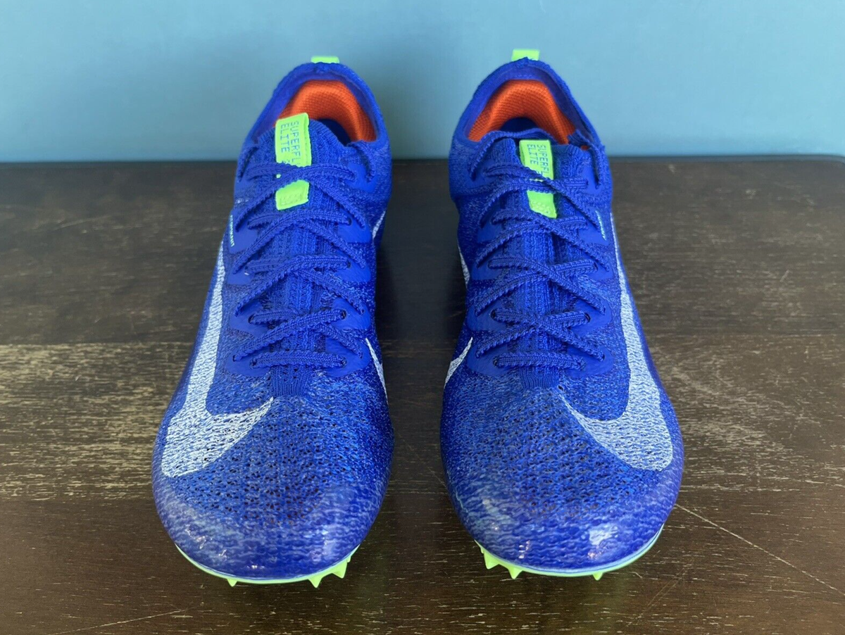 Nike Zoom Superfly Elite 2 Racer Blue Sprinting Spikes Men\'s Size 7 CD4382-400 Nike Zoom Superfly Elite 2 Racer Blue White Mens Size 13  main image 3