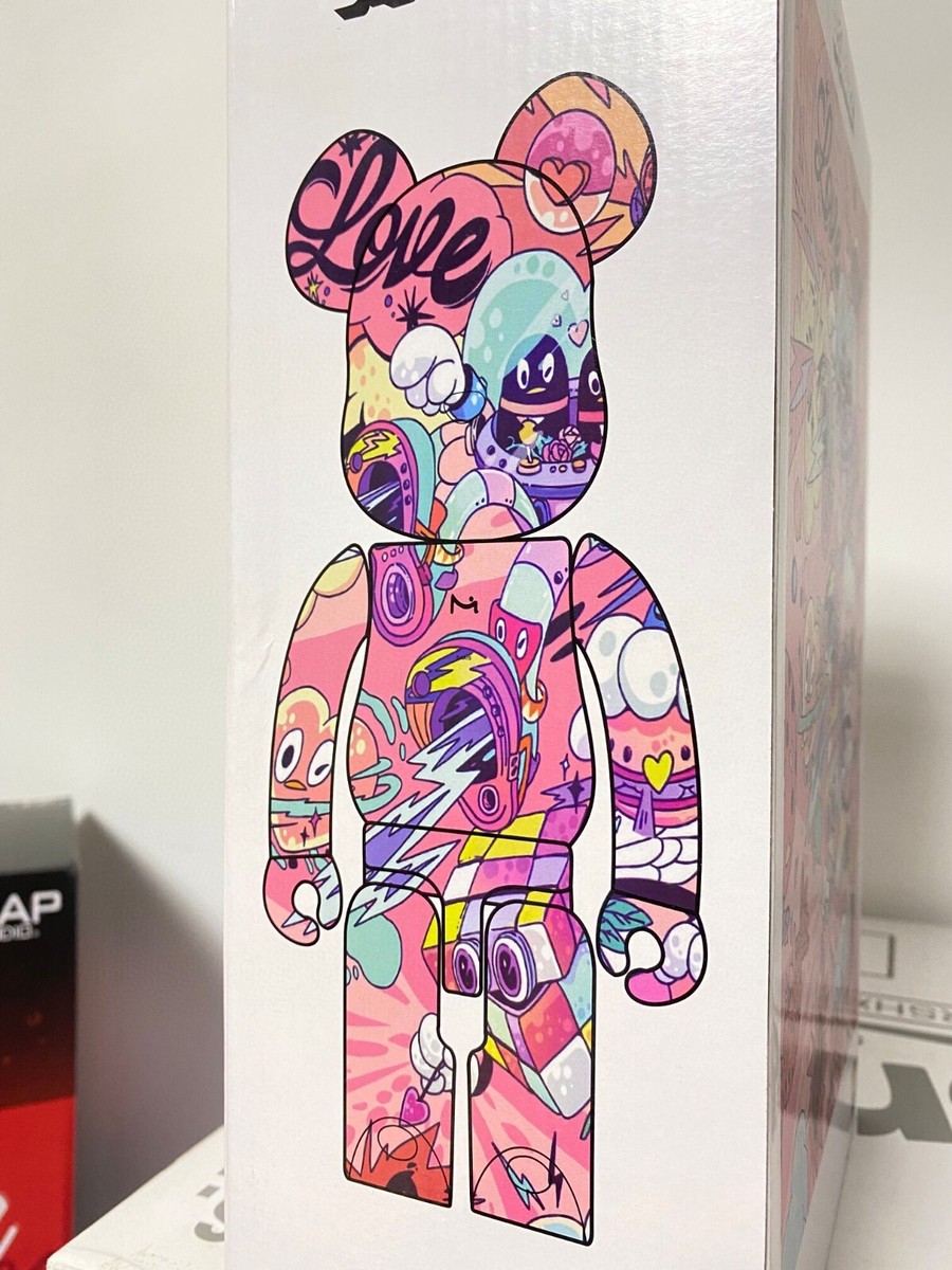 Bearbrick 400% 28cm QQ 520 Valentine Limited Edition Pink