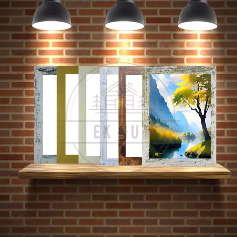 Vintage A1 A2 A3 A4 A5 Rustic Photo Poster Frame Wall Art Wooden Picture Frame