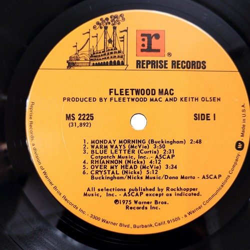 FLEETWOOD MAC "Self Titled" w/insert First Press 1975 MS 2225 LP Vinyl Record - Picture 4 of 11