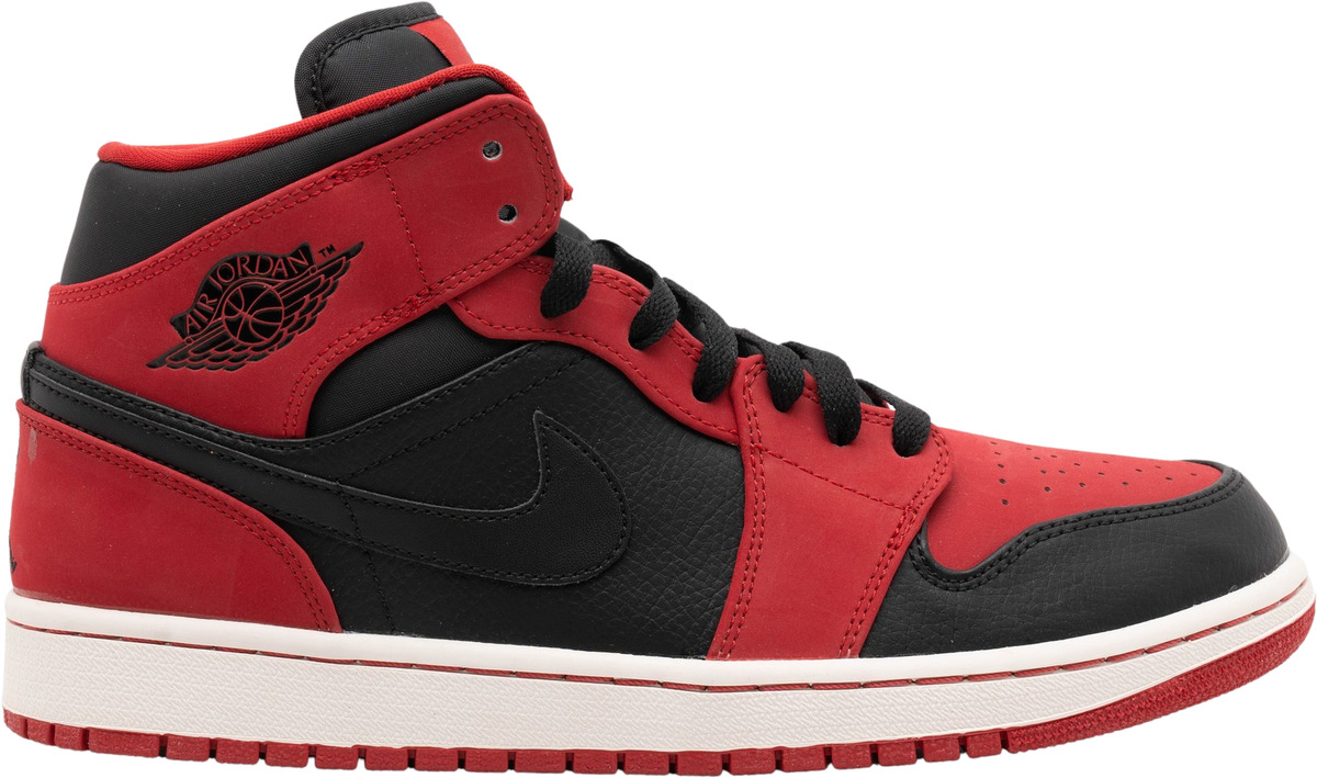 Nike Air Jordan 1 Mid "Bred Toe"　30cm