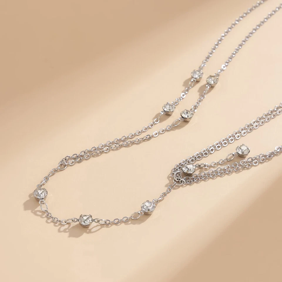 Fashion Woman Waist Belly Body Chain CZ Classic Beach Bikini Beaded Tassel - Image 3 of 4